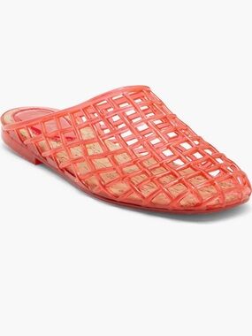MIA Red Jelly Woven Slide